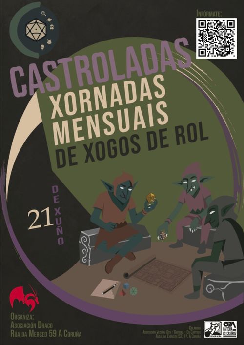 Xornadas Castroladas: xornadas mensuais de xogos de rol
